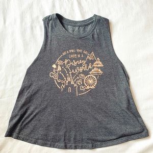 Disney World Rose Gold Muscle Tank Top